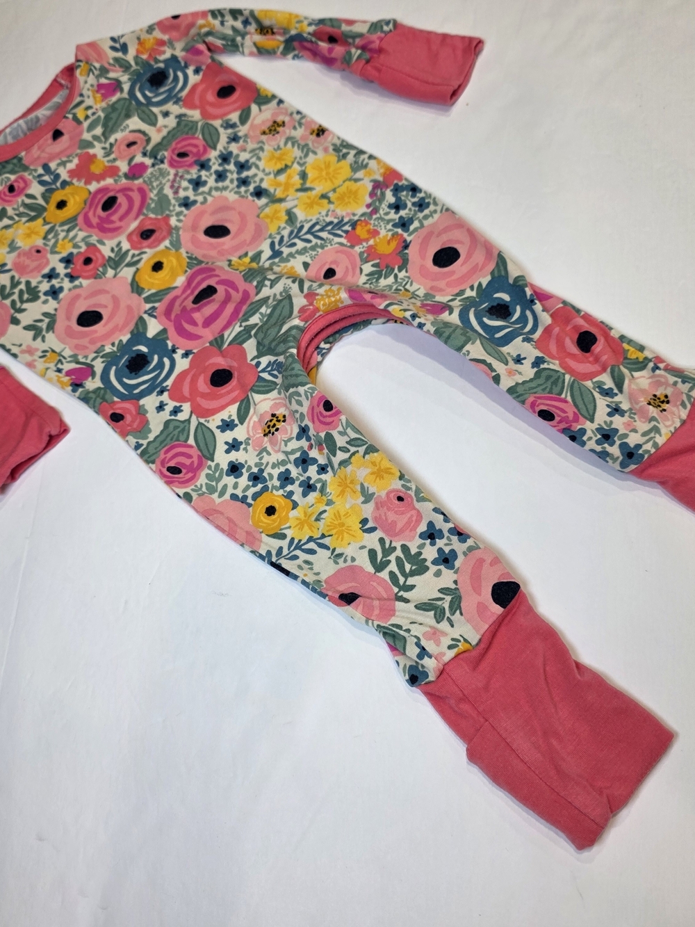 Little Sleepies Sleep Secret Garden Crescent Zippy Bamboo 3-6 Months